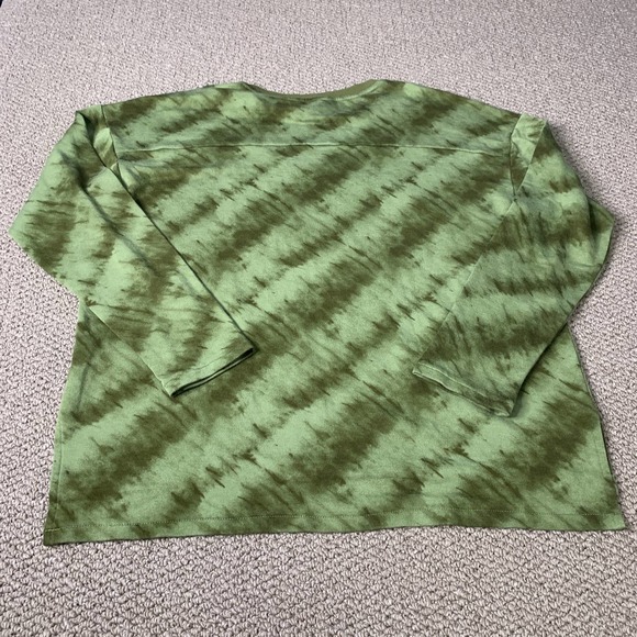 Alpine Design Womens Sweater Size Large Green Tie Dye‎ Long Sleeves Pullover - Picture 5 of 10